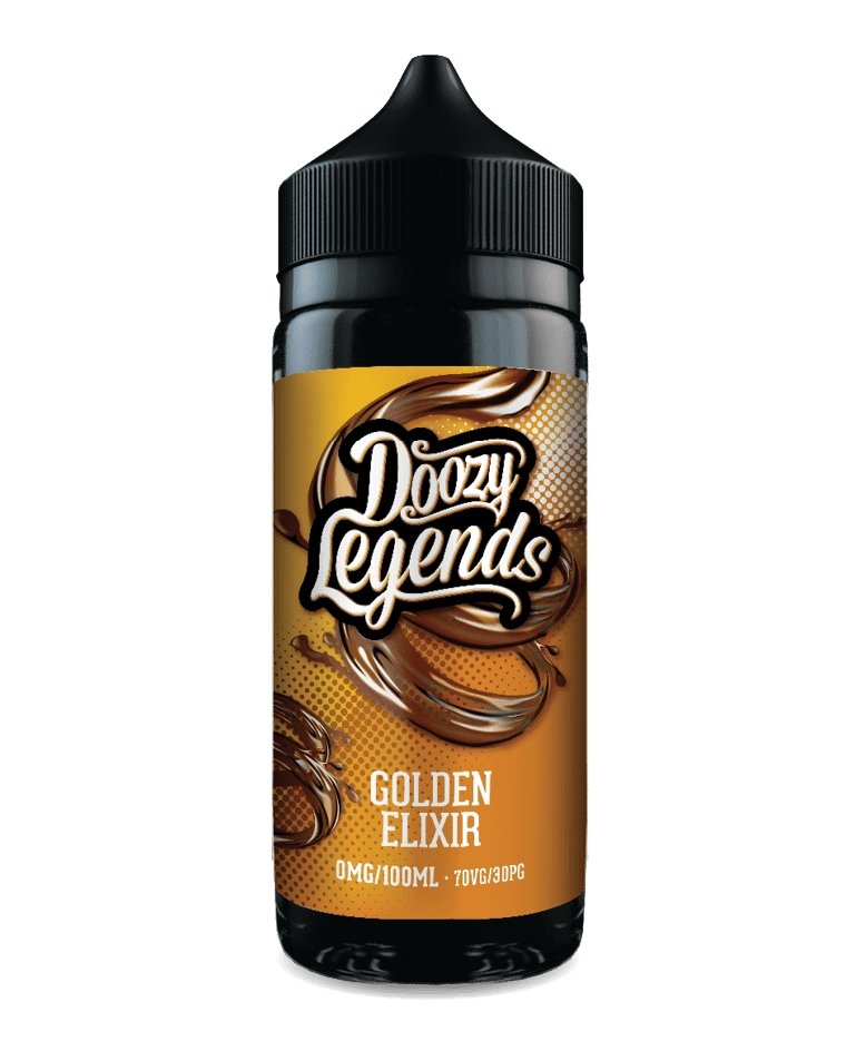 Doozy Legends 100ml E-Liquid Shortfills-Golden Elixir-vapeukwholesale