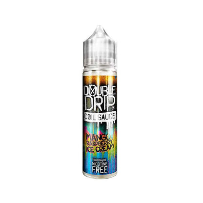 Double Drip 50ml Shortfill-Mango Raspberry Ice Cream-vapeukwholesale