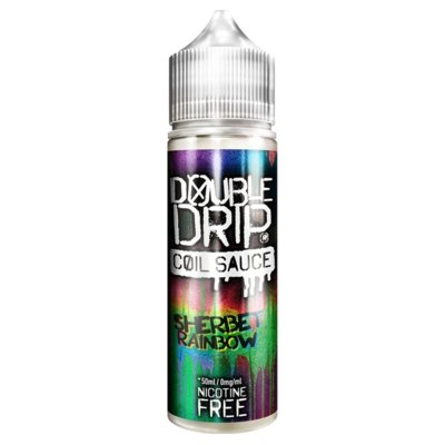 Double Drip 50ml Shortfill-Sherbet Rainbow-vapeukwholesale