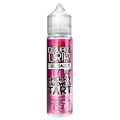 Double Drip 50ml Shortfill-Cherry Bakewell Tart-vapeukwholesale