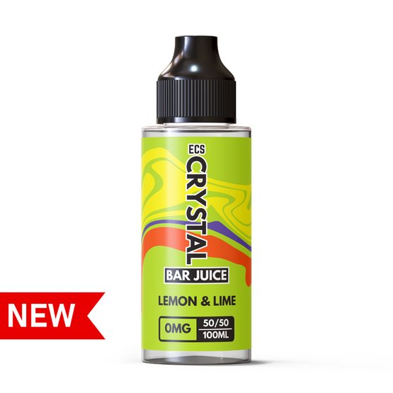 ECS Crystal Bar Juice 100ml E-liquids-Lemon Lime-vapeukwholesale