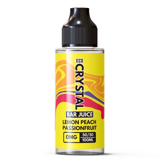 ECS Crystal Bar Juice 100ml E-liquids-Lemon Peach Passionfruit-vapeukwholesale