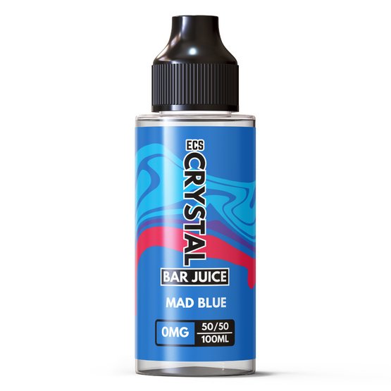 ECS Crystal Bar Juice 100ml E-liquids-Mad Blue-vapeukwholesale