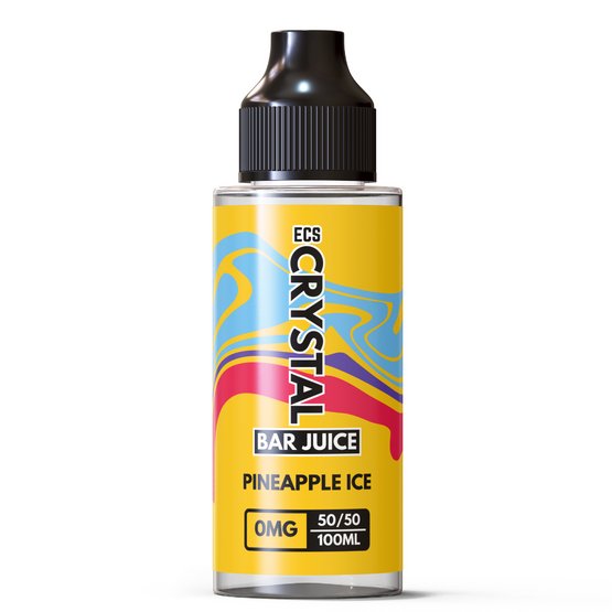 ECS Crystal Bar Juice 100ml E-liquids-Pineapple Ice-vapeukwholesale