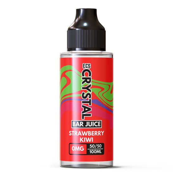 ECS Crystal Bar Juice 100ml E-liquids-Strawberry Kiwi-vapeukwholesale