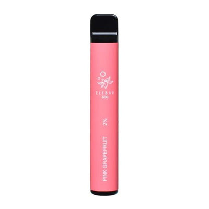 Elf Bar 600 Disposable Kit 20 MG | 10 Pack | vapeukwholesale-Pink Grapfruit-vapeukwholesale