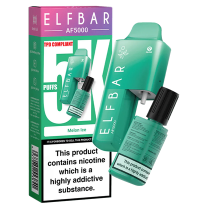 Elf Bar AF5000 Puffs Disposable Vape Device - Box of 5