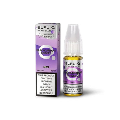 Elf Bar Elfliq Nic Salt - Box of 10-Blackcurrant Aniseed-vapeukwholesale