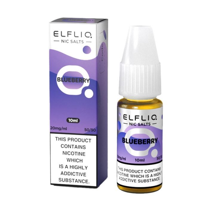 Elf Bar Elfliq Nic Salt - Box of 10-Blueberry-vapeukwholesale