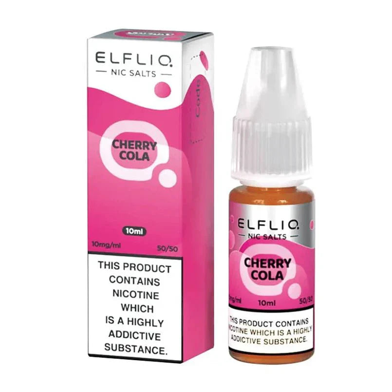 Elf Bar Elfliq Nic Salt - Box of 10-Cherry Cola*New*-vapeukwholesale