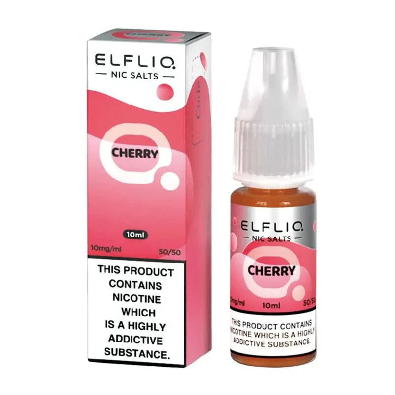 Elf Bar Elfliq Nic Salt - Box of 10-Cherry *New-vapeukwholesale