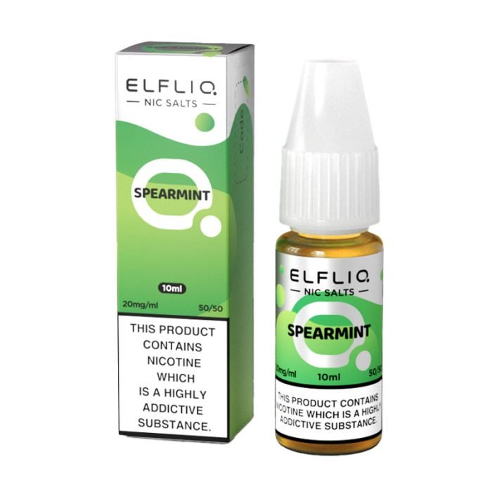 Elf Bar Elfliq Nic Salt - Box of 10-Spearmint-vapeukwholesale