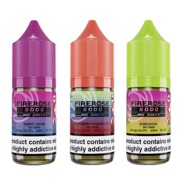 Elux Firerose 5000 Nic Salt E-Liquid 10ml - Box of 10