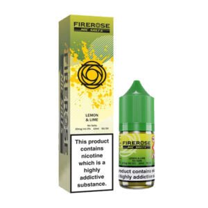 Elux Firerose 5000 Nic Salt E-Liquid 10ml - Box of 10-Lemon & Lime-vapeukwholesale