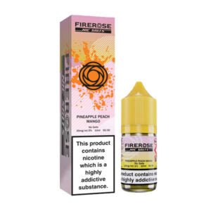 Elux Firerose 5000 Nic Salt E-Liquid 10ml - Box of 10-Pineapple Peach Mango-vapeukwholesale