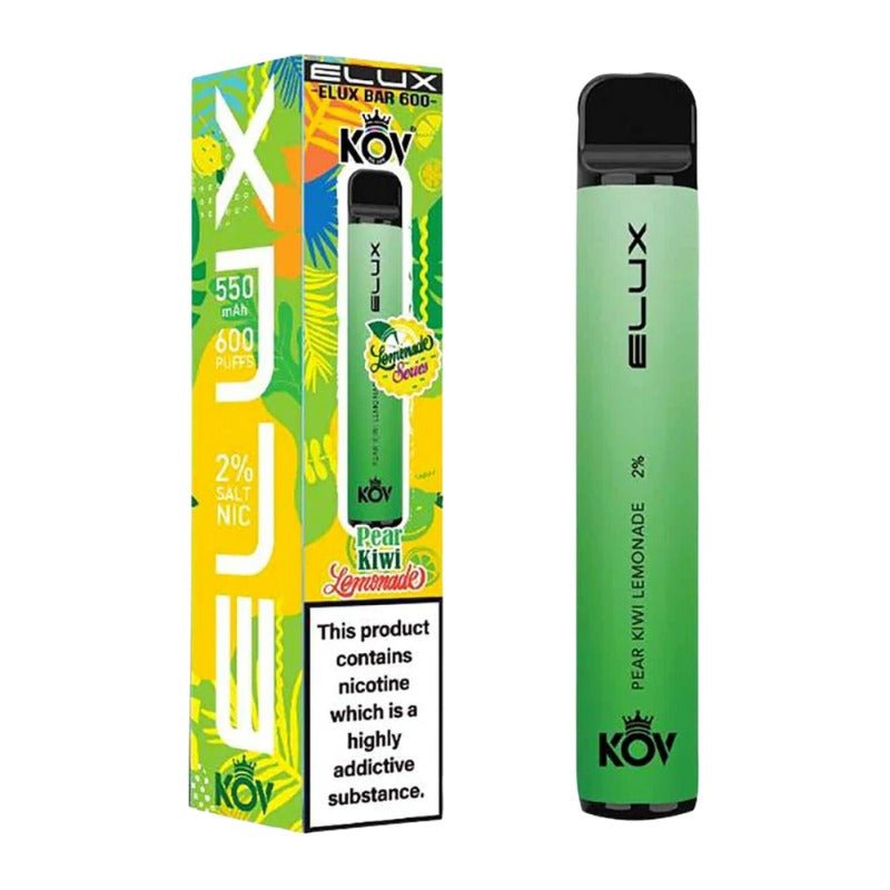 ELUX KOV Lemonade Series Bar 600 Puffs | 10 Pack | vapeukwholesale-Pear Kiwi Lemonade-vapeukwholesale