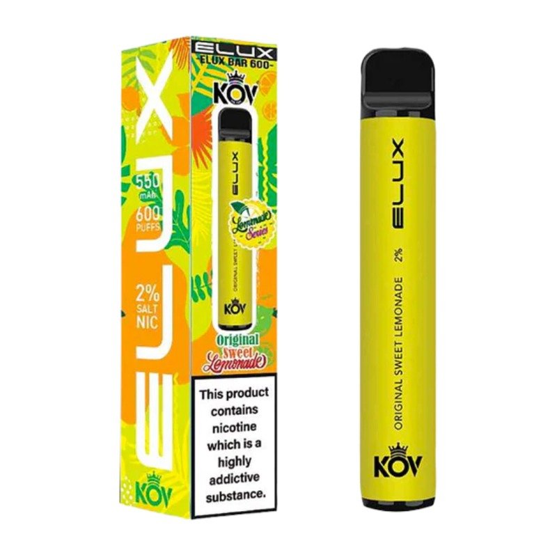 ELUX KOV Lemonade Series Bar 600 Puffs | 10 Pack