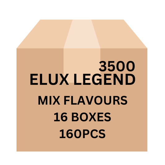 Elux Legend 3500 Puffs Mix Flavours Carton (16 boxes) 160pcs