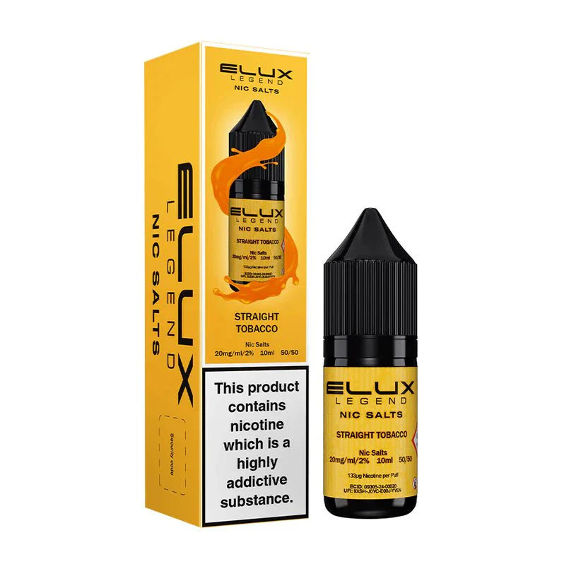 Elux Legend Nic Salts - 10ml E-liquids - Box of 10