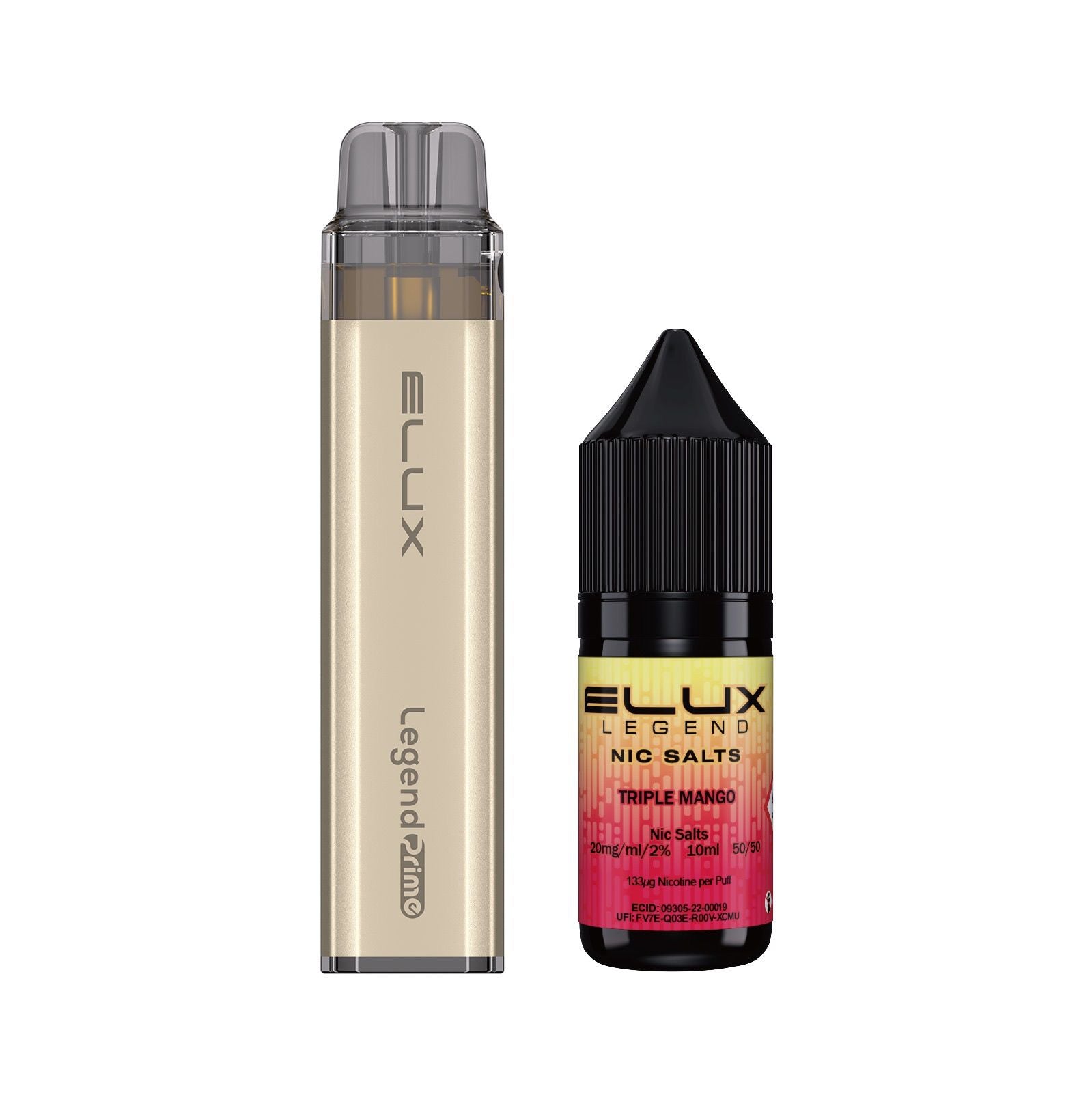 Elux Legend Prime 5000 Refillable Pod Kit ( box of 5 ) - Black - vapeukwholesale