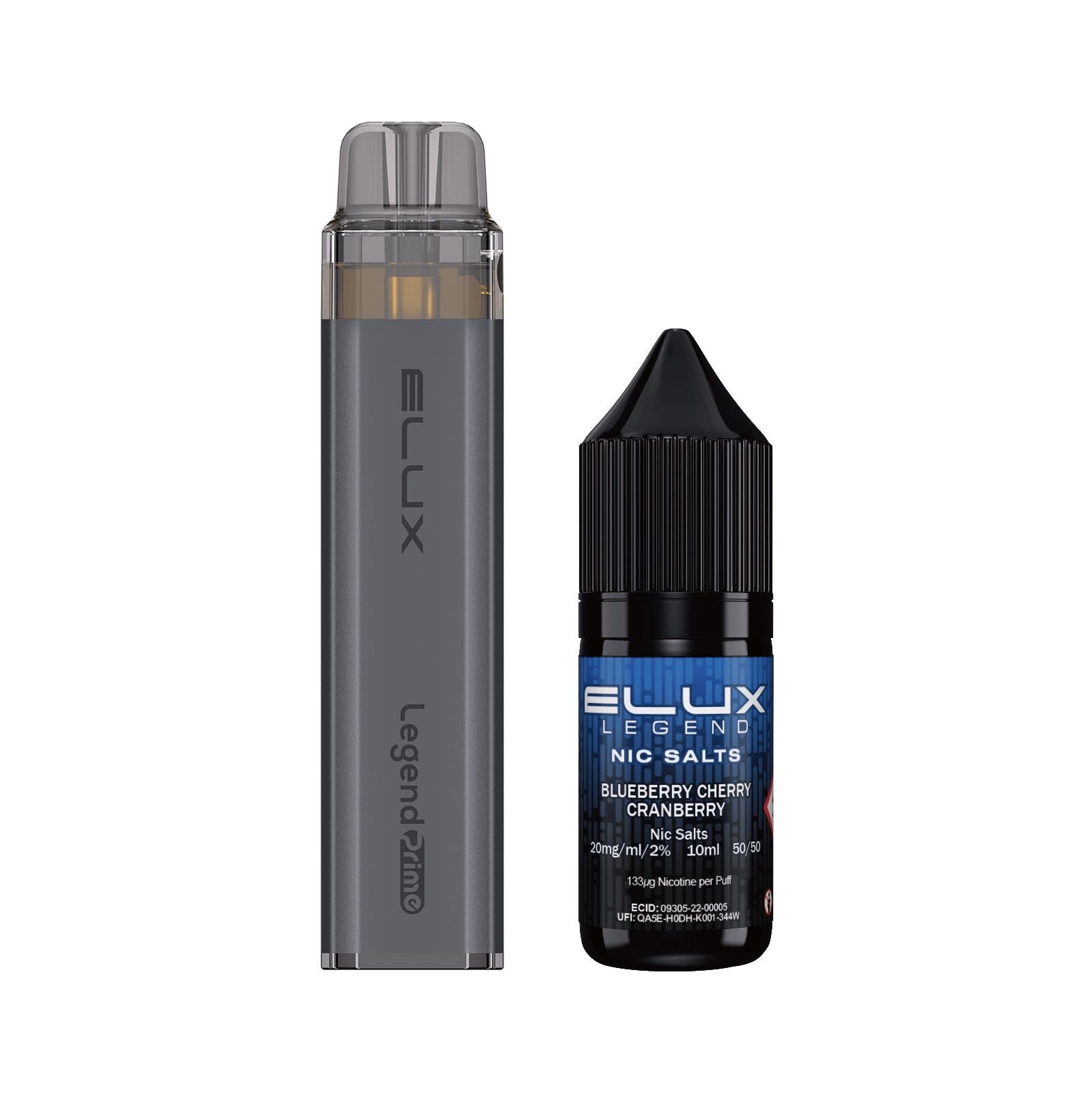 Elux Legend Prime 5000 Refillable Pod Kit ( box of 5 ) - Black - vapeukwholesale