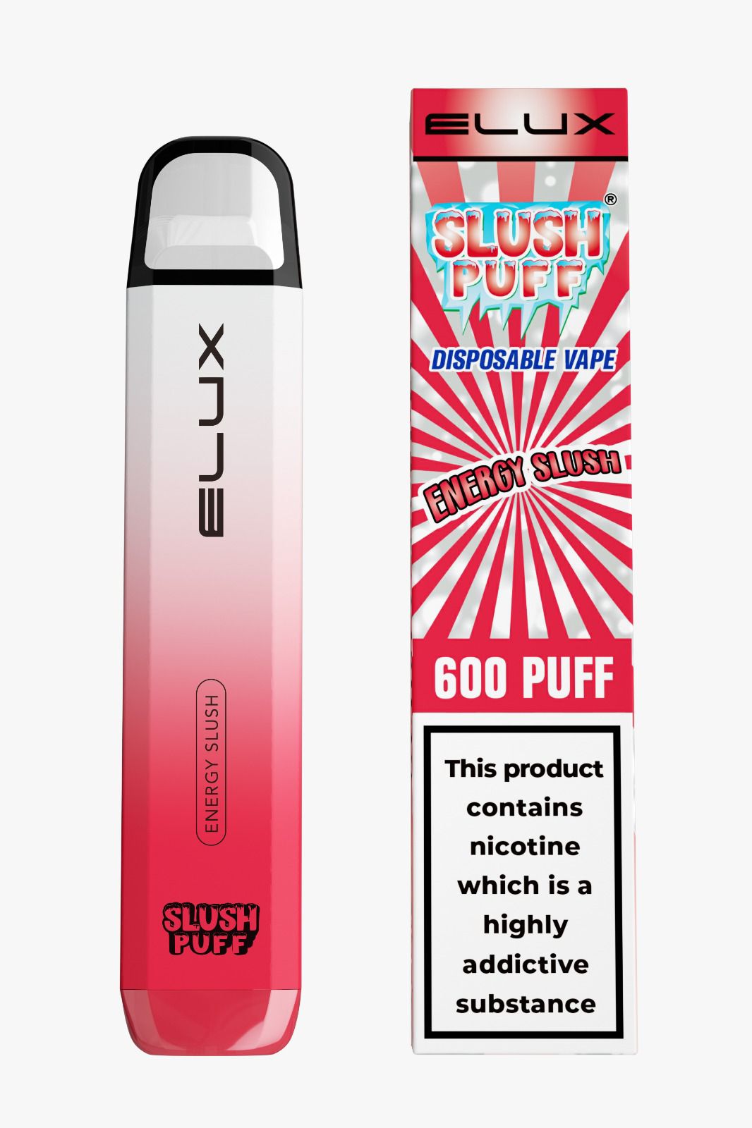 Elux Slush Puff 600 Disposble Pod Kit-Energy Slush-vapeukwholesale