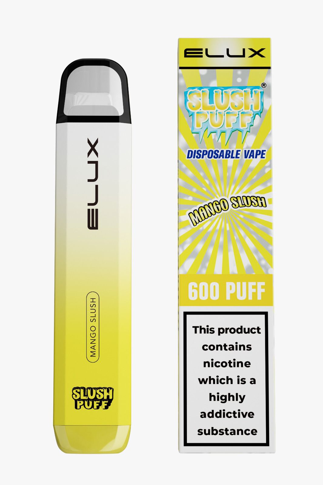 Elux Slush Puff 600 Disposble Pod Kit-Mango Slush-vapeukwholesale