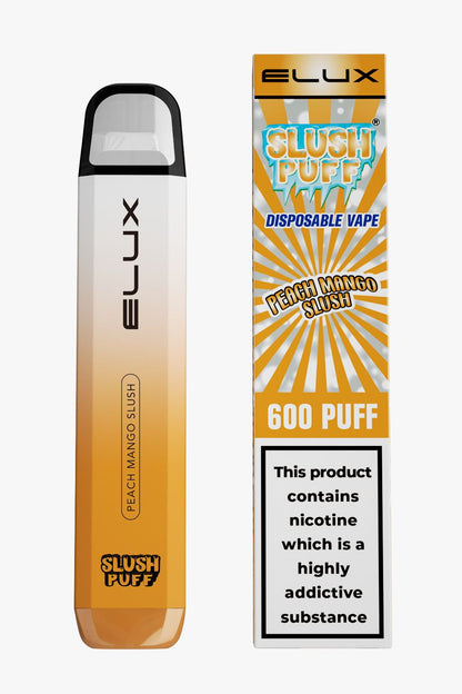 Elux Slush Puff 600 Disposble Pod Kit-Peach Mango Slush-vapeukwholesale