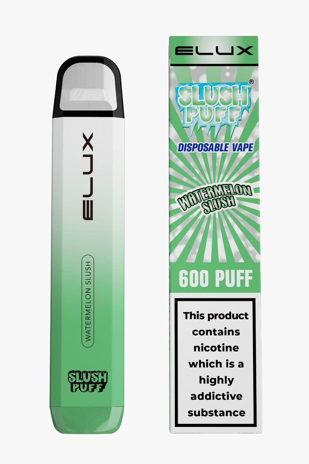 Elux Slush Puff 600 Disposble Pod Kit-Watermelon Slush-vapeukwholesale