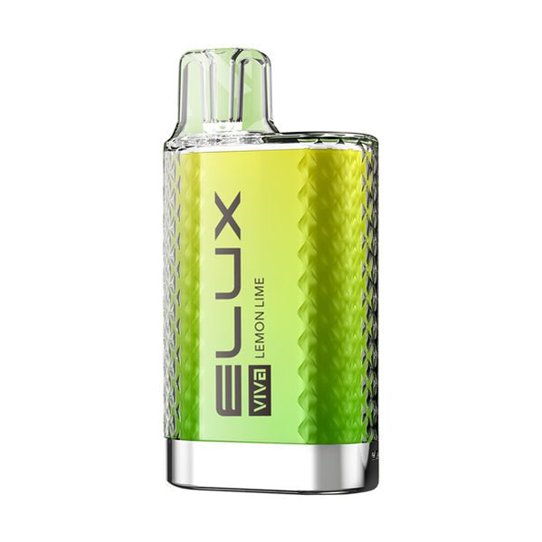 Elux Viva 600 Crystal Disposable Vape Puff Bar Pod Box of 10-Lemon Lime-vapeukwholesale