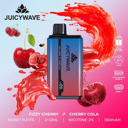 Juicy wave 15000 Disposable Vape Puff Pod Device - Box of 10