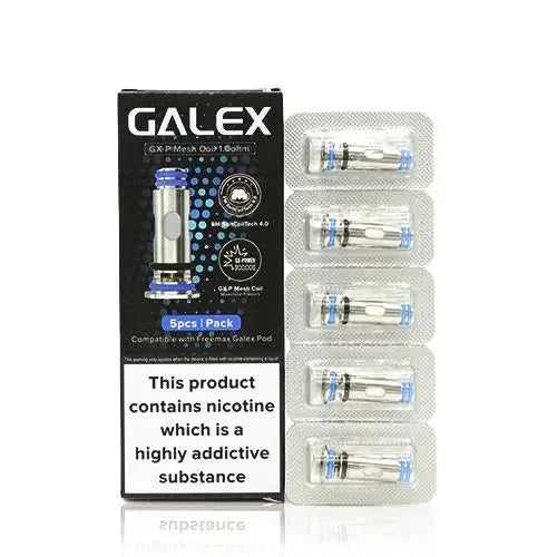 Freemax Galex GX-P Mesh Replacement Coils - Pack of 5-1.0ohm Mesh-vapeukwholesale