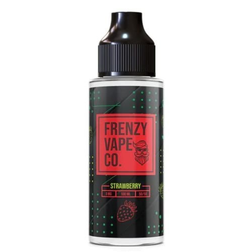 Frenzy Vape Co. 100ml Shortfill E-Liquid-Strawberry-vapeukwholesale