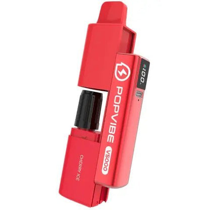 Geekvape Popvibe V5000 Puffs Disposable Vape Box of 5 - Cherry Ice - vapeukwholesale