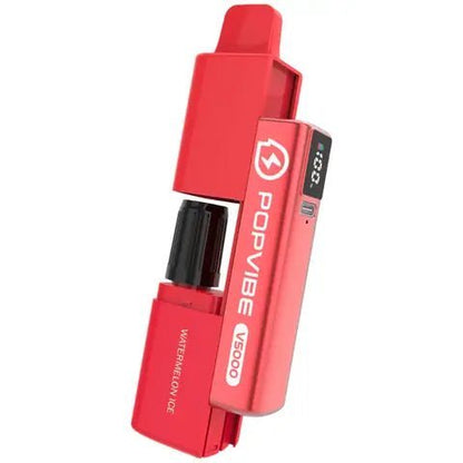 Geekvape Popvibe V5000 Puffs Disposable Vape Box of 5 - Watermelon Ice - vapeukwholesale