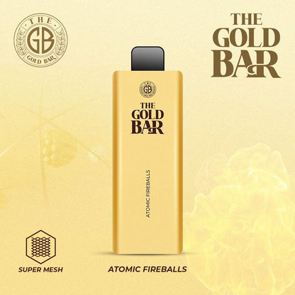 Gold Bar 4500 Disposable Vape Puff Bar Pod Box of 10-Atomic Fireballs-vapeukwholesale