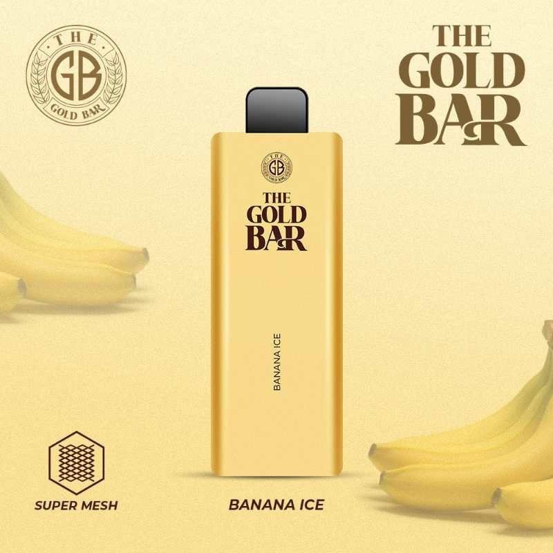 Gold Bar 4500 Disposable Vape Puff Bar Pod Box of 10-Banana Ice-vapeukwholesale