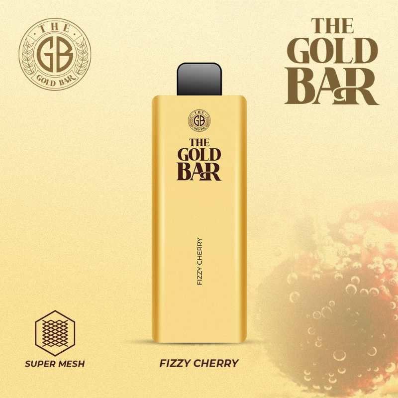 Gold Bar 4500 Disposable Vape Puff Bar Pod Box of 10-Fizzy Cherry-vapeukwholesale