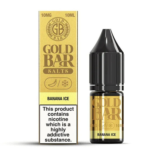 Gold Bar Nic Salts 10ml E-liquids (Box of 10)