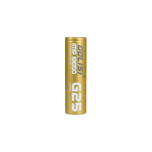 Golisi S25 - 18650 Battery - 2500mAh - Pack of 2