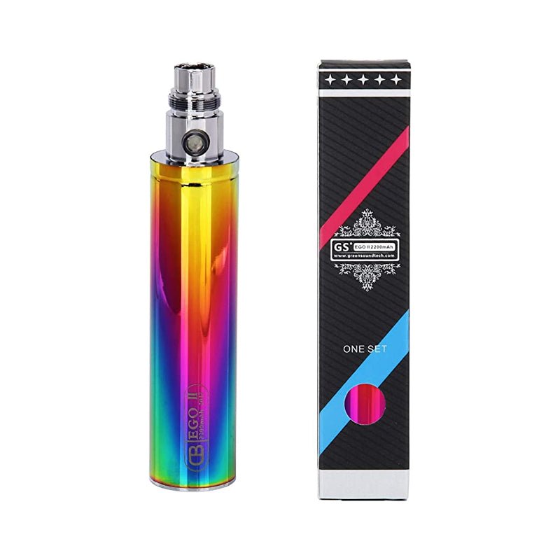 GS EGO II 2200MAH BATTERY-Rainbow-vapeukwholesale