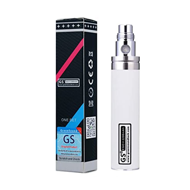 GS EGO II 2200MAH BATTERY-White-vapeukwholesale