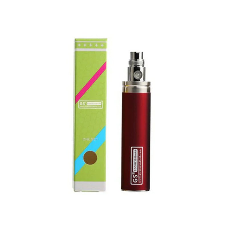 GS EGO II 3200MAH BATTERY-Red-vapeukwholesale