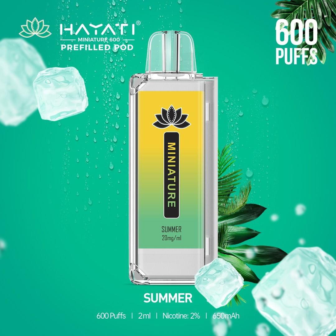 Hayati Miniature 600 Prefilled Replacement Pods - Box of 10-Summer-vapeukwholesale