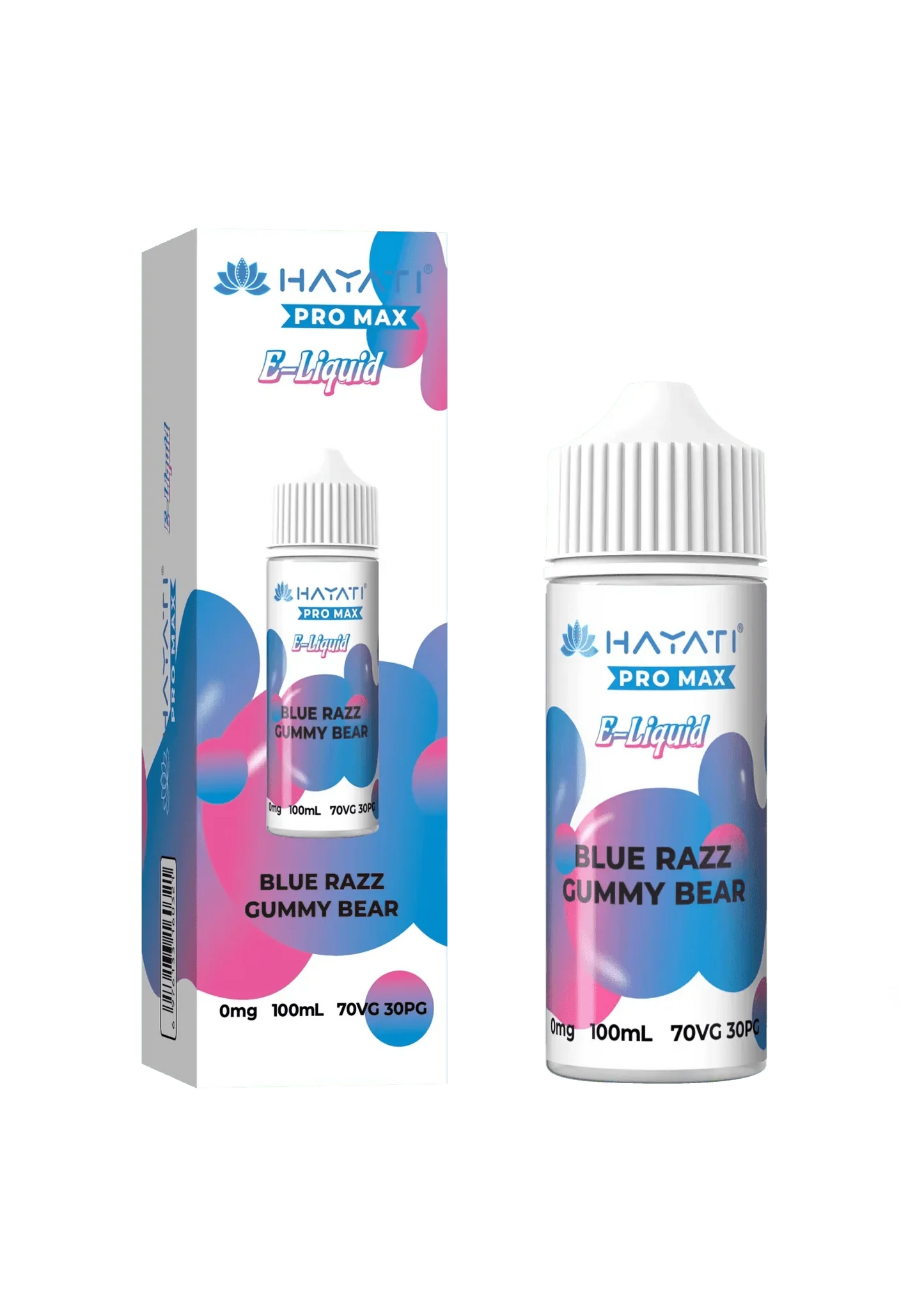 Hayati Pro Max E-liquid 100ml-Blue Razz Gummy Bear-vapeukwholesale