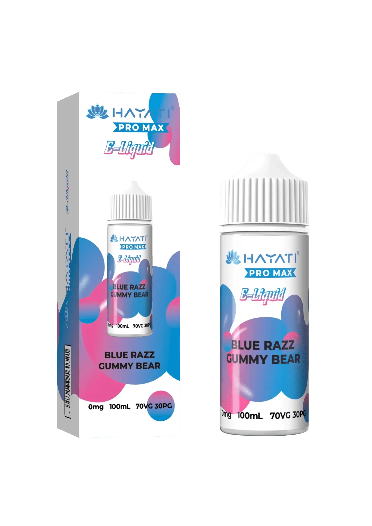 Hayati Pro Max E-liquid 100ml-Blue Razz Gummy Bear-vapeukwholesale