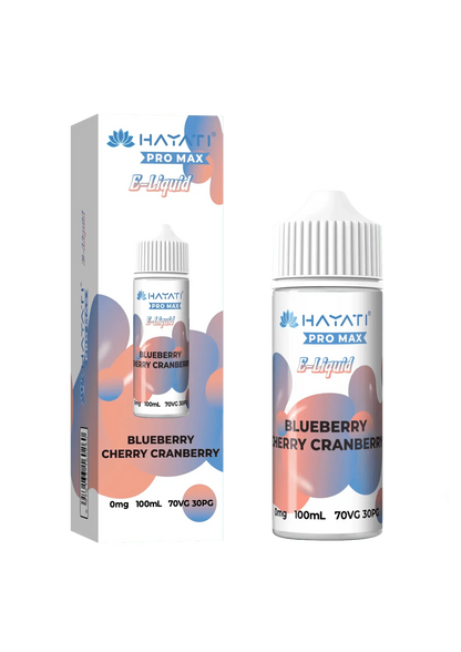 Hayati Pro Max E-liquid 100ml-Blueberry Cherry Cranberry-vapeukwholesale