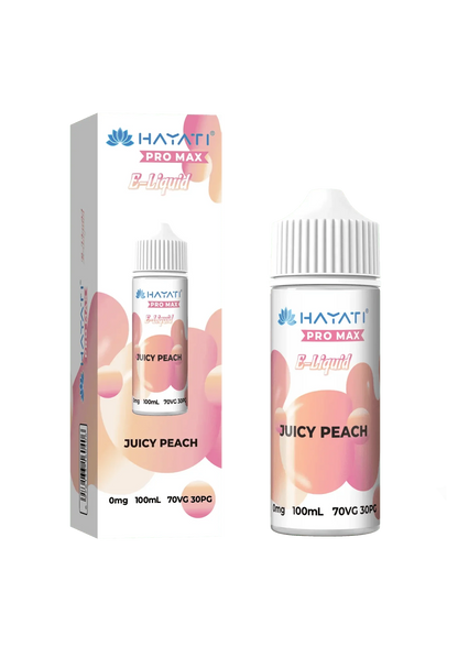 Hayati Pro Max E-liquid 100ml-Juicy Peach-vapeukwholesale