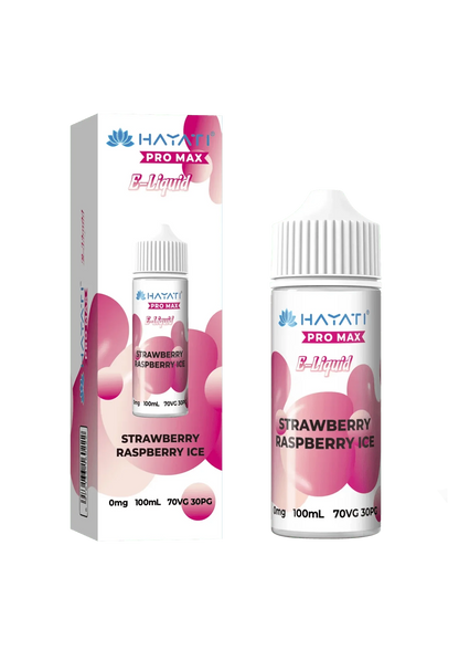 Hayati Pro Max E-liquid 100ml-Strawberry Raspberry Ice-vapeukwholesale