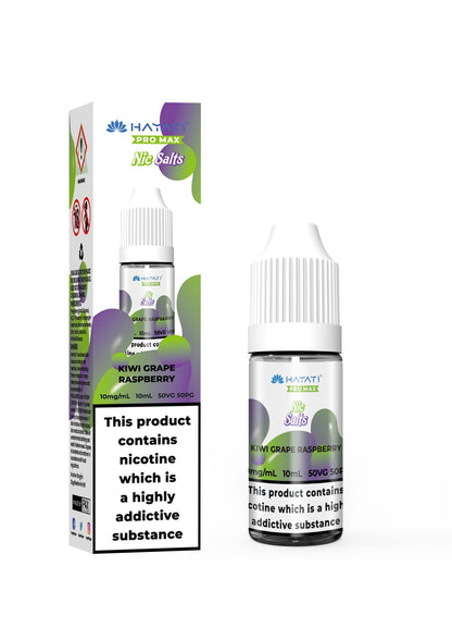 Hayati Pro Max Nic Salt 10ml Box of 10 - Kiwi Grape Raspberry - vapeukwholesale